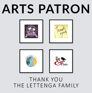 Silver Stage Players Arts patron Thank You Lettenga Family graphic.